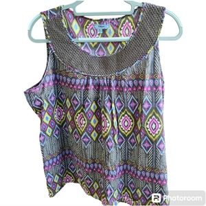 IZOD Cotton‎ sleeveless Top Size XL